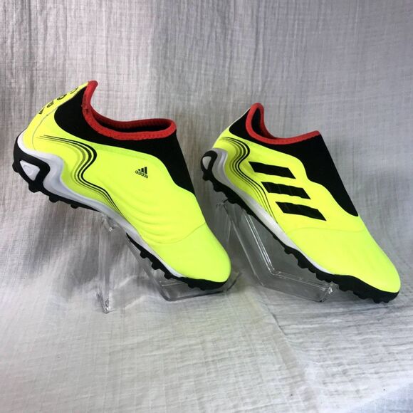 Adidas Turf Copa Sense.3 Soccer/Football Shoes M Sz 7/W Sz 8 Neon Yellow Lt Wt - Picture 9 of 11